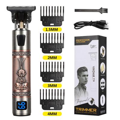 China Monkey/Skull/Dragon Tiger Cordless Zero Gapped Hair Clippers for Men's Electric Shaver Shavers Hair Trimmer Set for sale