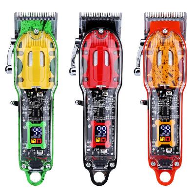 China Outdoor High Quality Transparent Trimmer Professional Strong Power Hair Beard Trimmer For Barber for sale