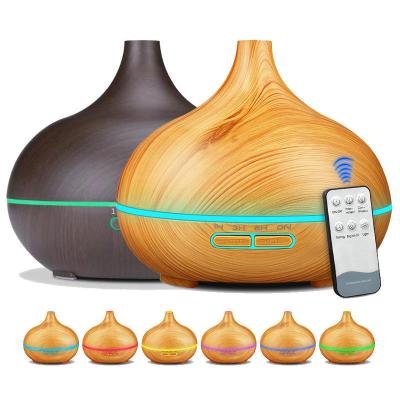 China Wooden Household Air Humidifier Aromatherapy Aroma Scent Diffuser With Remote Control for sale