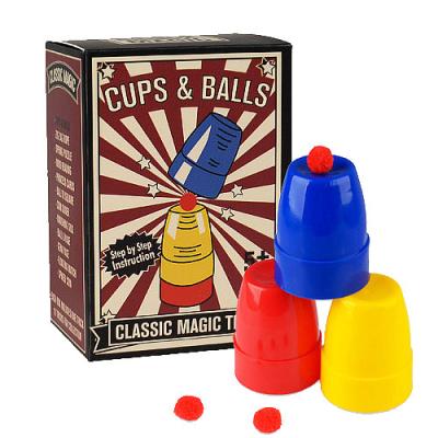 China Wholesale Plastic Cups And Balls Easy To Learn Magic Tricks For Kids With Step By Step Instruction Manual for sale