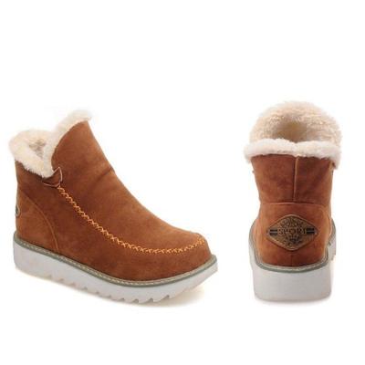 China Deodorization 2021 Warm Women's Winter Snow Cotton Boots Casual Shoes Women's Short Boots Foreign Trade Women's Snow Boots for sale