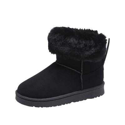 China 2021 New winter deodorization snow boots tube cotton shoes boots cotton women's short plush women's short snow boots for sale