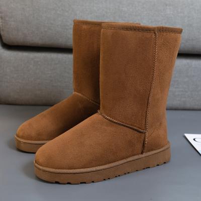 China Deodorization 2021 autumn and winter snow cotton boots warm shoes thickened and plush shoes warm suede warm women's boots for sale