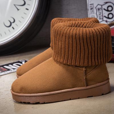 China Hot Selling Fashion Deodorization Knitted Snow Boots Fashion Women's Snow Boots Cotton Shoes Women's Wool Bridle Cotton Boots for sale