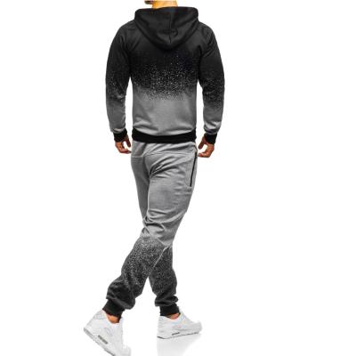 China 2021 Competitive Price QUICK DRY Mens Plain Cotton Jogging Suits Sports Tracksuit Mens Sports Suit for sale