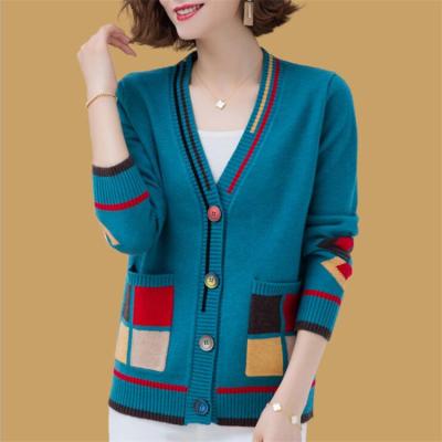 China Anti-Wrinkle Cardigan Sweaters Women Knitted Coat Women's Sweater Top Female Clothes Sleeve Long Warm Jacket Korean Style Autumn Winter for sale