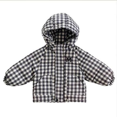 China 2021 new Anti-wrinkle fashion children's jacket outerwear boy and girl autumn warm down hooded coat parka winter children teenage jacket for sale