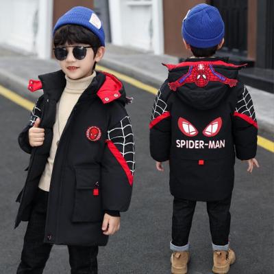 China 2021HOT Wholesale Anti-wrinkle girl's winter long down coats child thickened children down jacket with hats for sale