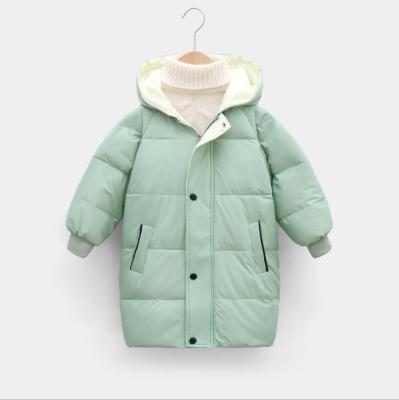 China Children's winter Anti-wrinkle down jacket light and slim down section children's clothing cute jacket baby ears jacket for sale