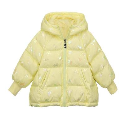 China 2021 NEW HOT Children's Winter Clothing Child Breathable Warm Hooded Jacket Boys Girls Down Cotton-padded Clothes Medium and Long Styles for sale