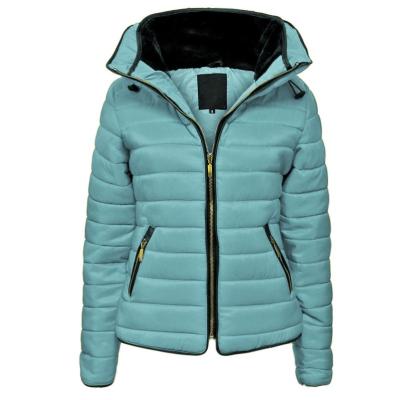 China High Quality Thick Windproof Jacket Warm Women Winter Windproof Cotton Padded Down Short Coats for sale