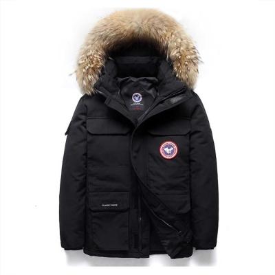 China Windproof High Quality Waterproof Keep Warm OEM Premium Stripper Jacket Long Down Parka for sale