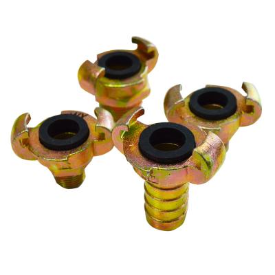 China Brass Hose Ends Vent Nipple Fittings Barb Hose Nipple Joints Quick Connect Hydraulic Socket 1/2'| 6