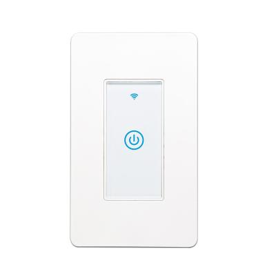 China 3G WiFi Switch Smart Amazon Alexa Voice Control Smart Touch Switch American Style Remote Control Wall Mount Switch for sale