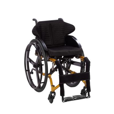 China Aluminum alloy material 2022 New Design Adult Manual Wheelchair Wholesale Foldable Wheelchair Sports Wheelchair for sale