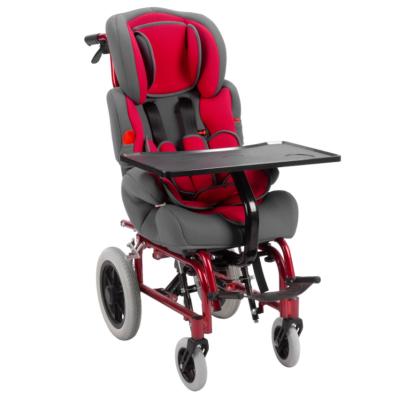 China Aluminum alloy material Factory direct sale wheelchair thickened children's cerebral palsy wheelchair suitable for children for sale