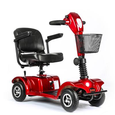 China Aluminum alloy material Outdoor Travel Electric Mobility Scooter 4 Wheel Electric Scooters for Elderly for sale