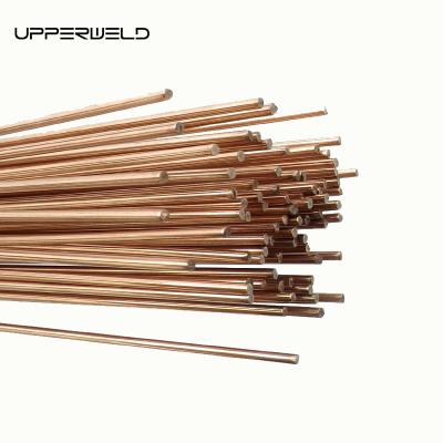 China 1.6mm*1000mm ER70S-2 Copper Welding Wire Brazing Filler Metal Welding Rods for Joints for sale