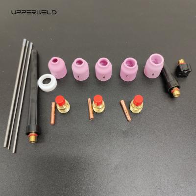 China Water Cooled TIG Torch Accessories Kit Gas Lens Alumina Nozzle Back Cup for Welding for sale