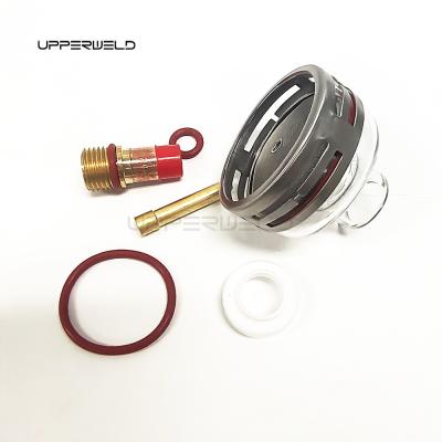 China Apoyo de OBM WP17 18 26 53NQ Accesorios de soldadura Tig con lente de gas Recoger y boquilla clara en venta