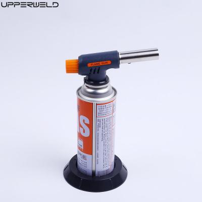 China Kitchen Heating Butane Gas Torch with 112g Capacity Flame Gun Welding Torch Lighter for sale