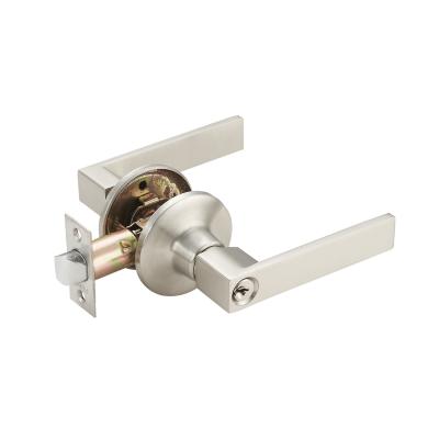 China Modern American Door Handle Lock Lockset Stainless Steel Bedroom Entry Lever High Security Market Cylindrical Lever Lock for sale