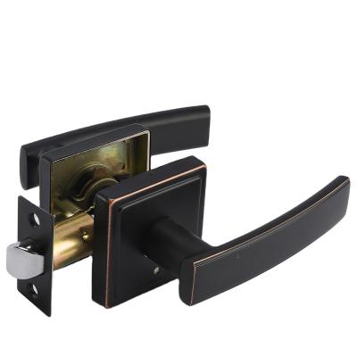 China American Furniture Door Market Door Lock Set Leverset Bathroom Kitchen Lever Door Handle Tubular Interior Door Latch for sale