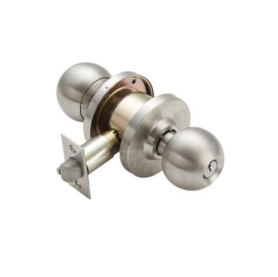 China Modern Hot Sale Door Entry Door Knob Lock Cylindrical Knobset Lock ANSI Grade 2 for sale