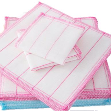 China Sustainable 30 PCS Soft Lint Free Coconut Shell Washing Towel Cleaning Cloth Not Contaminated Oil Strong Water Absorbent Dish Cloth Rag Mop for sale