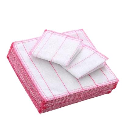 China Sustainable Microfiber Cleaning Cloth Wash Edge OEM Gsm Item Feature Weight Material Origin Overlock Size for sale