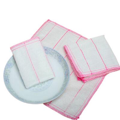 China Sustainable Microfiber Cleaning Cloth Wash Edge OEM Gsm Item Feature Weight Material Origin Overlock Size for sale