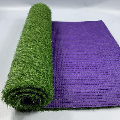 China Best Quality Plastic Artificial Turf Garden Landscape Permeable Purple Artificial Grass 3.0 3 Wear-Resisting Purple Background for sale