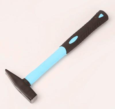 China Forged steel Machinist hammer(XL-0114) with Painted surface and double colors rubber handle for sale