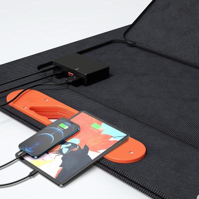 China Solar Power System Factory Portable solar panel power charger for phone and electronic products150W 18V Foldable Solar Charger for sale