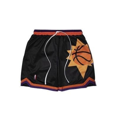 China Digital Printed Breathable Mesh Breathable Sports Training Double Layer Basketball Pants for sale