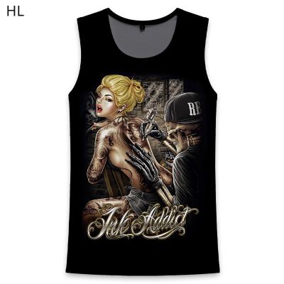 China Wholesale Custom Flame Retardant Motorcycle Warm Dry Skeleton Plus Cool Beauty Fashion Stretch Print Vest for sale