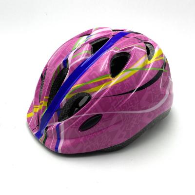 China Durable And High Quality 50-55cm PVC+EPS Child Kids Bike Helmet For Bicycle for sale