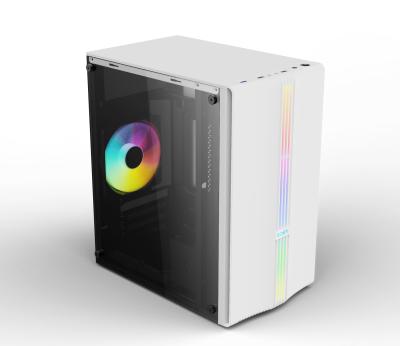 China With Fan Game PC Gabinete MATX Mid OEM Tower Cabinet Custom Computer Case M3 for sale