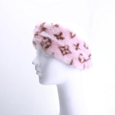 China Wholesale Cute Colorful Winter Faux Fox Fur Headband Hairy Female Scrunchies for sale