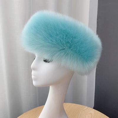 China Ski Hat Headband Women Girl Outdoor Winter Cloth Winter Warmer Fabric Winter Faux Fur Fluffy Headband For Women for sale