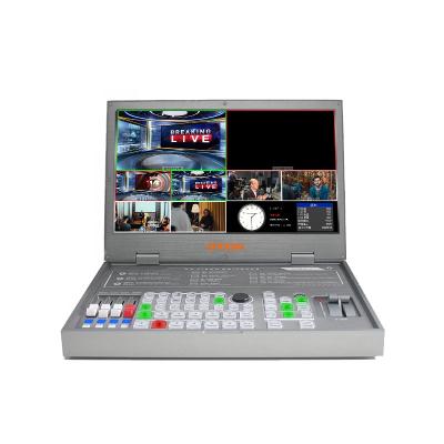 China Oton KSE17 12 Ports Multi Camera All In One 4K UHD Live Streaming Switcher Video-Audio Mixer With Graphic Cut KSE17 Auto Change Geek for sale