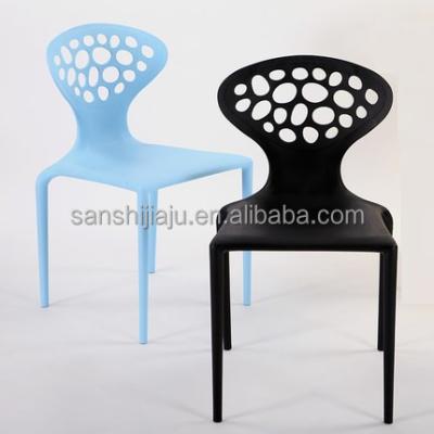 China Morden Cheap Outdoor Plastic Chairs Plastic Materials For Weaving Outdoor Chairs Stackable Plastic Chair for sale