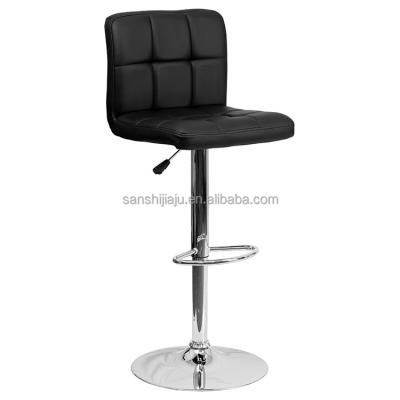 China Morden Swivel Comfort Leather Adjustable Bar Stool for sale