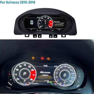 China Car Steering Wheel Control Digital Dash Panel Instrument Cluster Binnacle LCD Virtual Tachometer For VW Golf 7 6 GTI Passat B8 B7 B6 cc Scirocco for sale