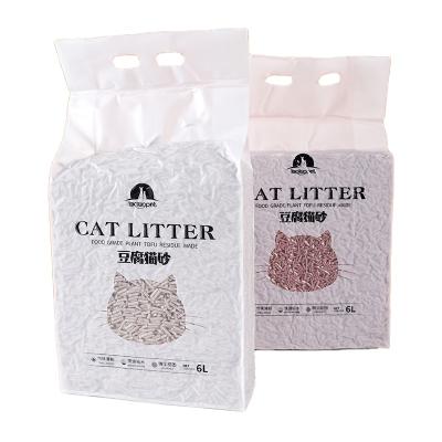 China Taotaopets Stocked In Lavender Flavor Tofu Cat Litter Sand Mixed Cat Garbage Stock Tofu for sale