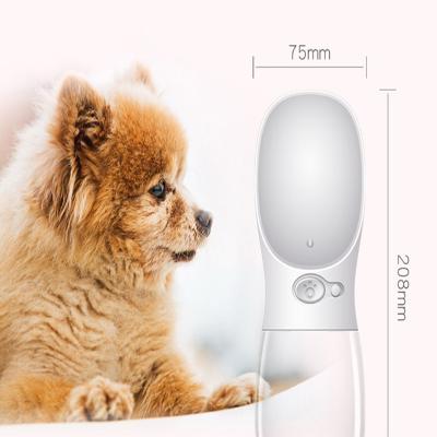 China New Automatic Portable Accompanying Dog Drinking Water Cup Pet Travel Outdoor Dog Bottle Leak-Proof Water Cup for sale