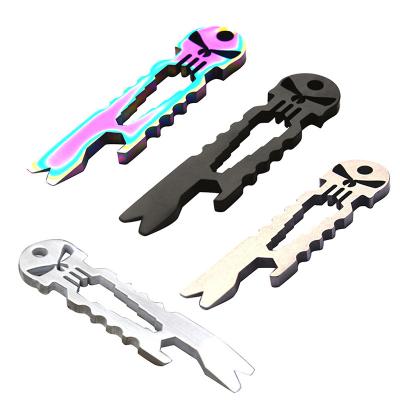 China Eco-friendly Multifunctional Tactical Pen Bottle Opener Outdoor Sports Safety EDC Survival Chained Defensa Senior Personal Defensa Tool Self Defense for sale