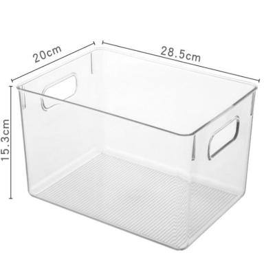 China SHINING Freshness Preservation Wholesale Plastic Fridge Organizer Drawer Storage Clear Fridge Vegetable Storage Food Box for sale