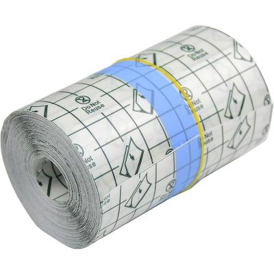 China High Quality Waterproof GLOSSY Aftercare Tattoo Waterproof Aftercare Roll PU Film Transparent Tape Dressing Roll for sale