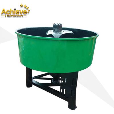 China 4KW 380V Concrete Pan Mixer / Electric Mortar Mixer 0.9m3 for sale